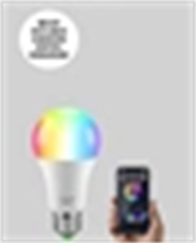 Akıllı 9W RGBW LED Ampul, tasaruflu romantik ışıklı
