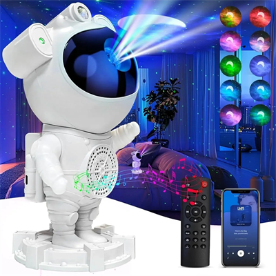 Akıllı Astronot Projeksiyon Gece Aydınlatma & Bluetooth Hoparlör Bx40