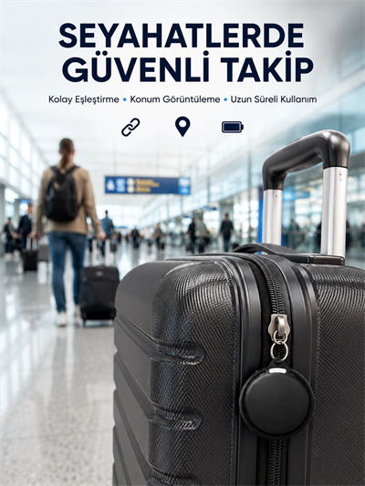 Akıllı Bluetooth Takip Cihazı AirTag İOS ve Android Uyumlu