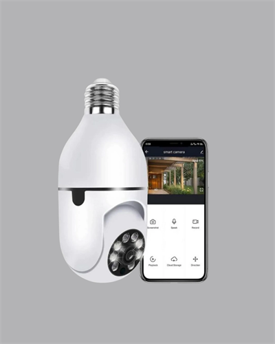 Akıllı Duy Kamera Gece Görüşlü ve Hareket Algılama Sensörlü