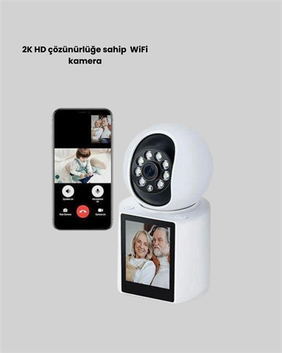 Akıllı Ev Güvenlik Kamerası 2K Ultra HD Hareket Algılama ve Çağrı Özellikli