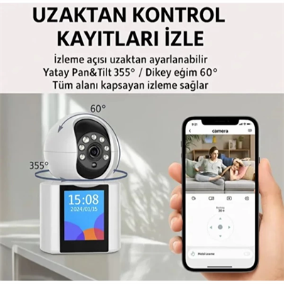 Akıllı Ev Kamerası 2.4 GHz
