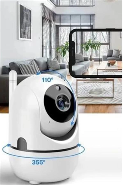 Akıllı Güvenlik Kamerası HD Görüntü Kalitesi Hareket Algılama Wifi Kamera