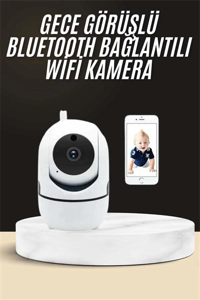 Akıllı Güvenlik Kamerası HD Görüntü Kalitesi Hareket Algılama Wifi Kamera