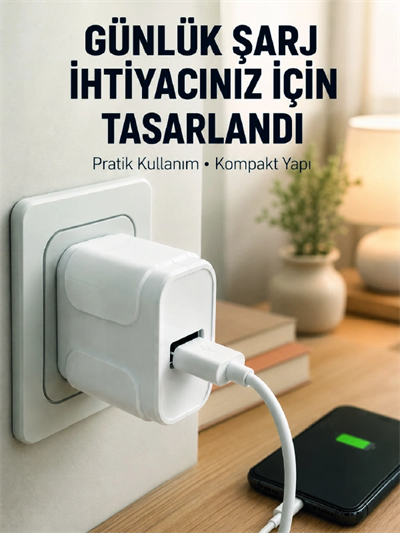 Akıllı Güvenlik Korumalı USB Şarj Başlığı 12W Güç Çıkışı