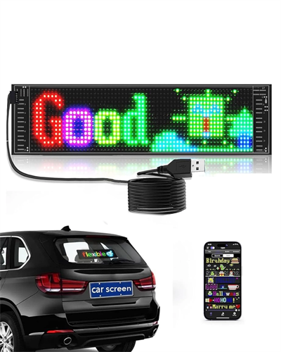 Akıllı LED Ekran Paneli Uygulama Kontrollü Yazı ve Animasyon Gösterimi
