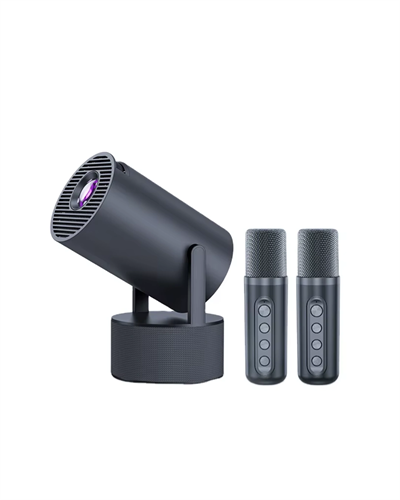 Akıllı Projeksiyon Cihazı Karaoke Mikrofonlu 1080P Android Yeni Nesil