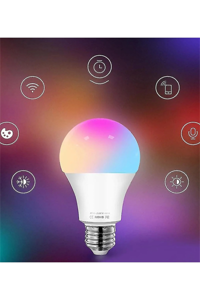Akıllı Rgb Led Lamba Ampul 9w 50hz 800 Lümen