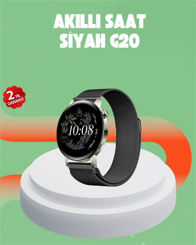 Akıllı Saat – Dokunmatik Ekran, Kalp Atışı ve Spor Takibi