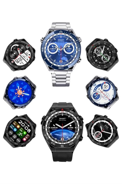 Akıllı Saat 1.62 İnç Ultimate Nabız Sensörlü Sesli Görüşme Yapabilen