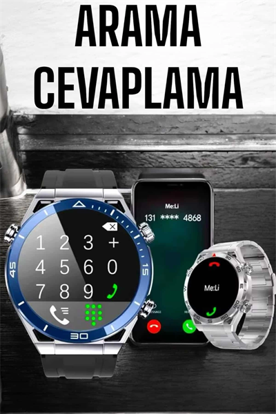 Akıllı Saat 2024 Model Arama Cevaplayan Uyku ve Sağlık Takibi