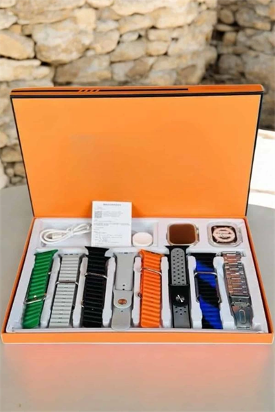 Akıllı Saat 7 Farklı Kordonlu Arama Cevaplayan Bildirim GPS Özelliği