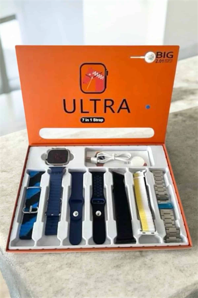 Akıllı Saat 7 Kordonlu Bildirim Görebilen Metal Kordon GPS Özelliği