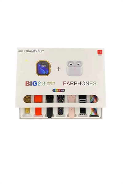 Akıllı Saat 7 Kordonlu Kulaklık Hediyeli Nabız Ölçer Uyku Takibi Sesli Görüşme