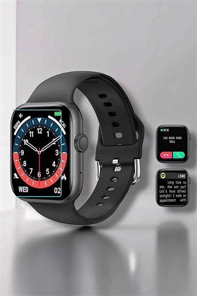 Akıllı Saat Adım Sayar, Kalp Atışı İzleme Dokunmatik Bluetooth Bağlantılı