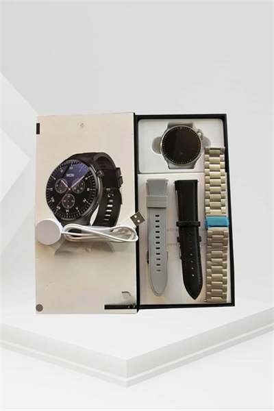 Akıllı Saat Adımsayar Nabız Ölçer Titreşim Özellikli Çağrı Cevaplama Sosyal Medya