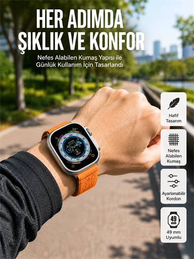 Akıllı Saat Amoled Ekran Bluetooth Bağlantılı Özel Tasarım Unısex