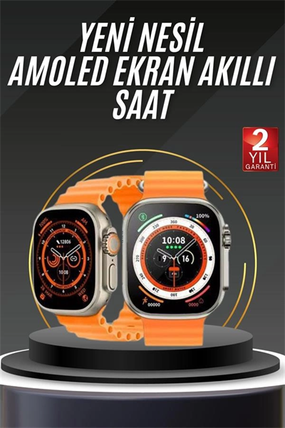 Akıllı Saat Android ve İOS Uyumlu 49 MM NFC Özelliği GPS Takibi Yeni Nesil