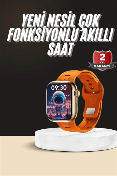 Akıllı Saat Android ve İOS Uyumlu Plastik Kordon Yeni Nesil