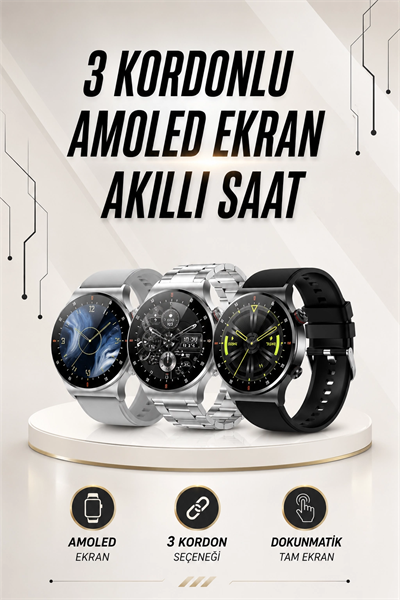 Akıllı Saat Arama Cevaplama Müzik Dinleme GPS Takibi