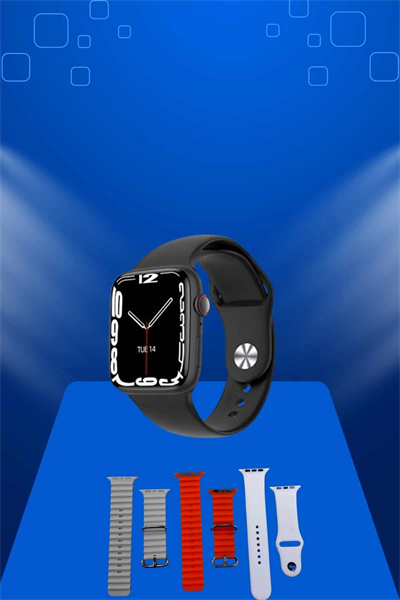 Akıllı Saat Arama Görüşme Bildirim Görme Uyku ve Sağlık Takibi Nabız Ölçer 3 Kordon Hediyeli