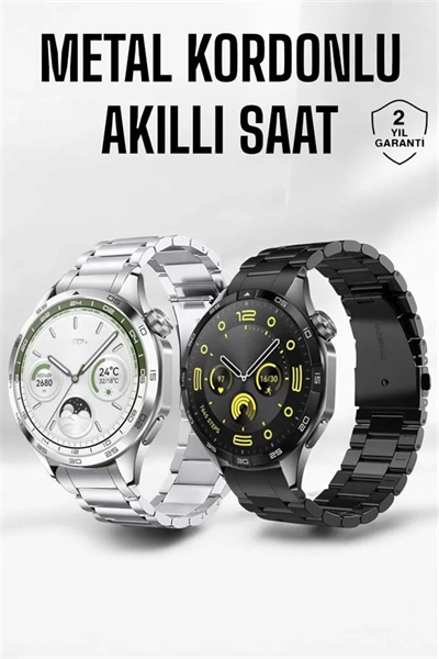 Akıllı Saat Bildirim Görme Amoled Ekran GPS Uyumlu Sesli Görüşme