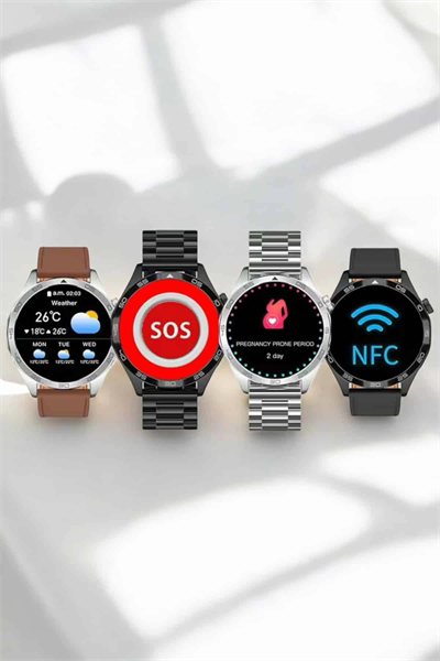 Akıllı Saat Bildirim Görme Sesli Görüşme Çoklu Kordon GPS Takibi