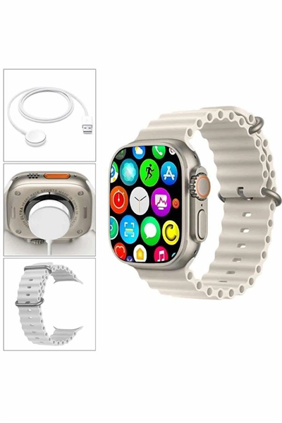 Akıllı Saat Bleutooth Bağlantılı Akıllı Saat Amoled Ekran 49 MM
