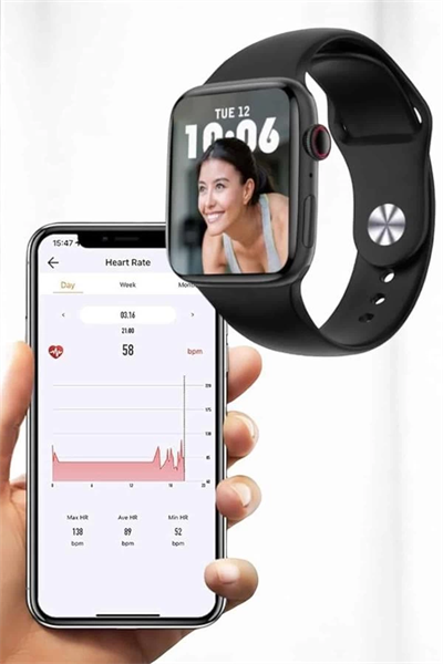 Akıllı Saat Bluetooth Bağlantı ve 24 Saat Sağlık İzleme GPS Arama Cevaplama