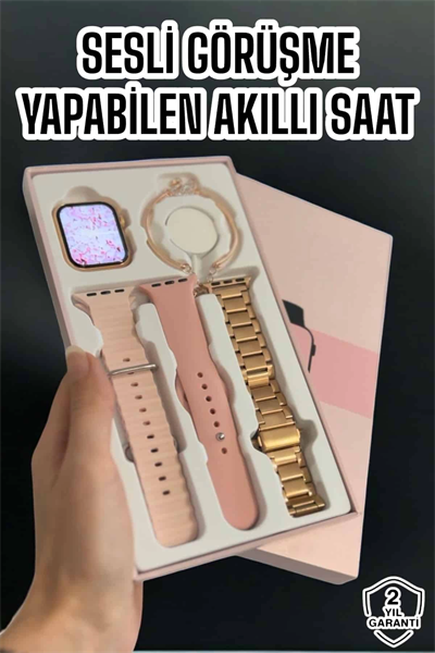 Akıllı Saat Bluetooth Bağlantılı Aksesuar Hediyeli GPS Takibi