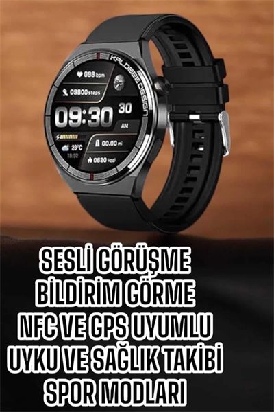 Akıllı Saat Bluetooth Bağlantılı Amoled Ekran Uyku ve Sağlık Takibi