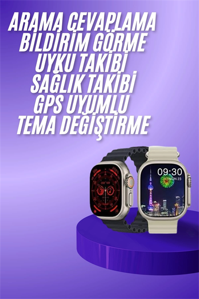 Akıllı Saat Bluetooth Bağlantılı Uyku ve Sağlık Takibi