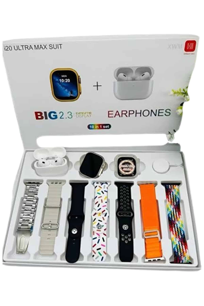 Akıllı Saat Bluetooth Kulaklık Adımsayar Sağlık Takibi Çağrı Cevaplama