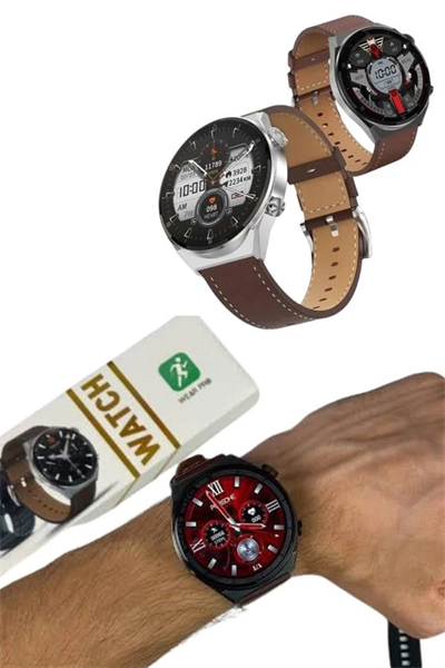 Akıllı Saat Çelik Kordon Çağrı Cevaplama Amoled Ekran Titreşimli Uyku ve Sağlık Takibi