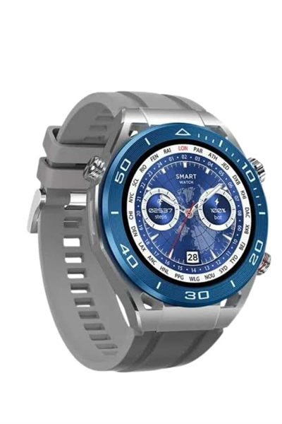 Akıllı Saat Çelik Kordonlu Amoled Ekran Android ve İOS Uyumlu Çağrı Cevaplayabilen