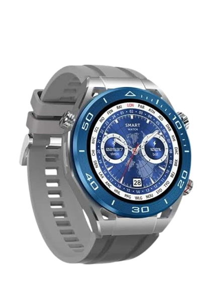 Akıllı Saat Çelik Kordonlu Amoled Ekran Android ve İOS Uyumlu Çağrı Cevaplayabilen