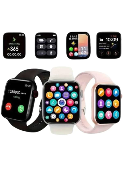 Akıllı Saat Çok Fonksiyonlu Uyku Takibi Adımsayar Nabız Ölçer Arama Cevaplayan