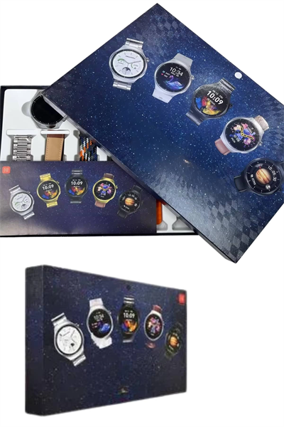 Akıllı Saat Çoklu Kordon Seçenekli Dokunmatik Ekran Nabız Sensörlü