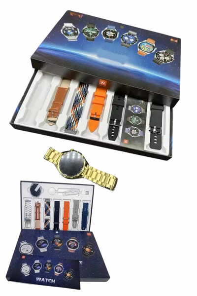 Akıllı Saat Çoklu Kordon Seçenekli Dokunmatik Ekran Nabız Sensörlü