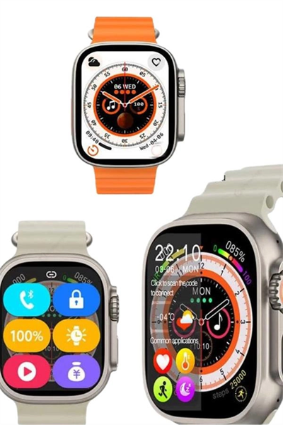 Akıllı Saat GPS Özelliği Bildirim Görme Adımsayar Sesli Görüşme Yapabilen Yeni Nesil