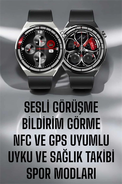 Akıllı Saat GPS VE NFC Özelliği Sesli Görüşme Dokunmstik Ekran
