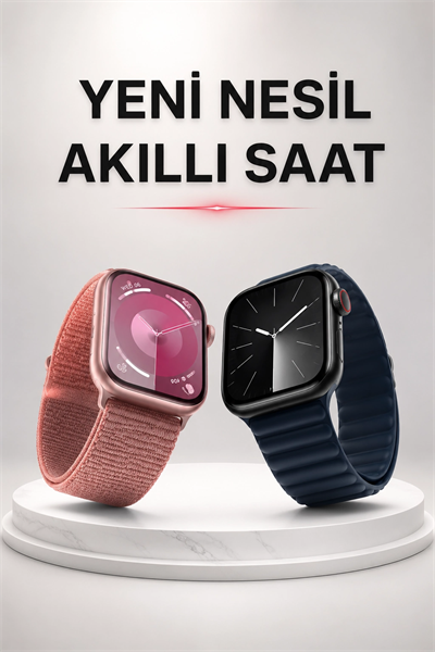 Akıllı Saat İos Andorid Destekli Arama Özeliği Sensörlü Bluetooth Bağlantılı