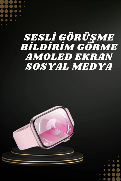Akıllı Saat İos Andorid Destekli Titreşimli GPS Özelliği Bildirim Özelliği