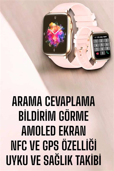 Akıllı Saat Kadınlara Uyku Ve Sağlık Takibi Yapabilen Bileklik Hediyeli