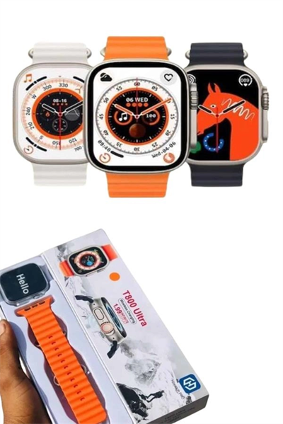 Akıllı Saat Kordon Hediyeli Güçlü Batarya Kapasiteli Titreşimli Bildirim Görme Unisex