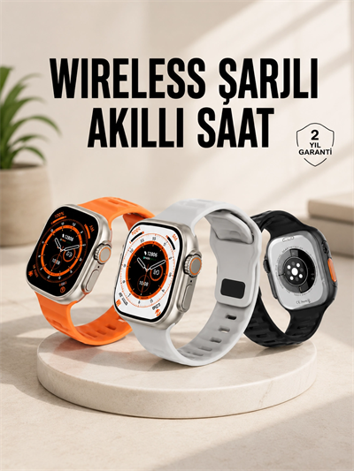 Akıllı Saat Nabız Ölçebilen Yeni Nesil GPS ve Adımsayar Özelliği