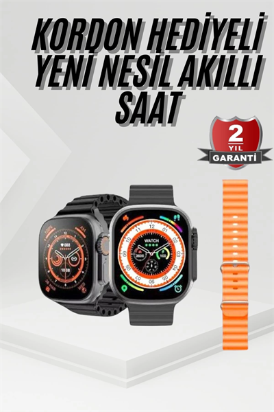 Akıllı Saat Sağlık Takibi Kalp Atışı Adımsayar Ultra Yeni Nesil nefes Egzersizi