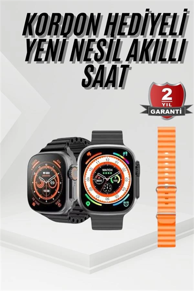 Akıllı Saat Sağlık Takibi Kalp Atışı Adımsayar Ultra Yeni Nesil nefes Egzersizi