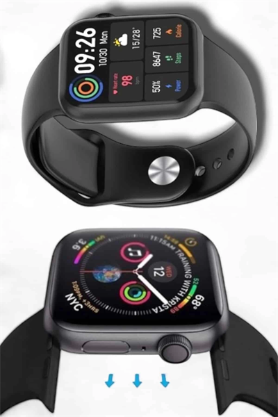 Akıllı Saat Sağlık Takibi ve Akıllı Özelliklerle Donatılmış Modern Akıllı Saat