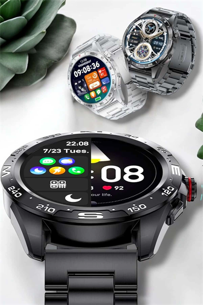 Akıllı Saat Sağlık ve Fitness Takibi Bluetooth Bağlantılı Dokunmatik Ekran